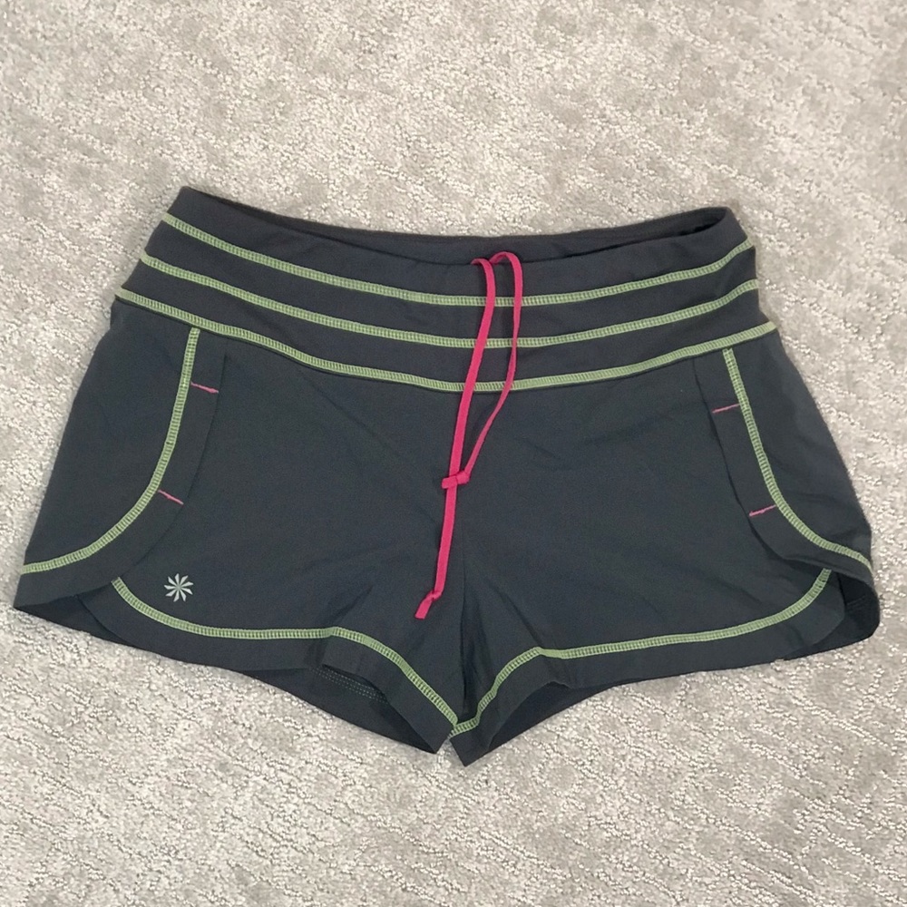 2/$20 Athleta Athletic Gym Shorts - Grey, Gray - Women’s Size Small
